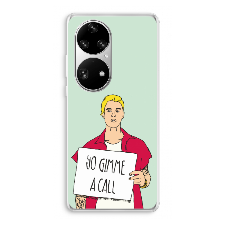 Gimme a call: Huawei P50 Pro Transparant Hoesje
