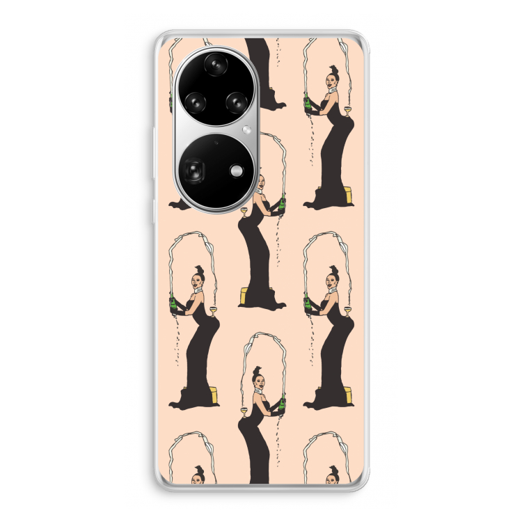 Pop Some Kim: Huawei P50 Pro Transparant Hoesje