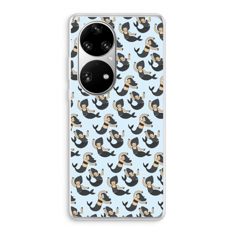 Zeemeermin: Huawei P50 Pro Transparant Hoesje