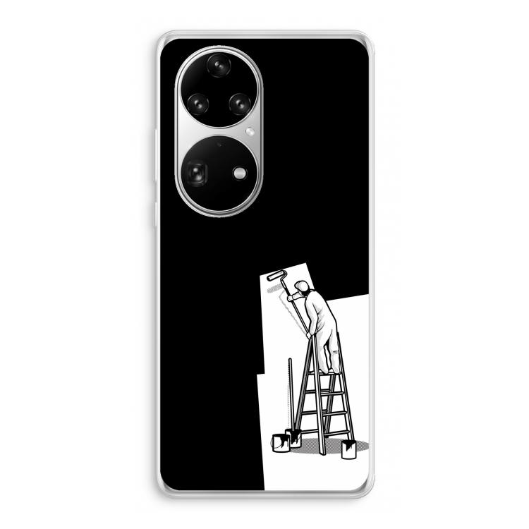 Musketon Painter: Huawei P50 Pro Transparant Hoesje