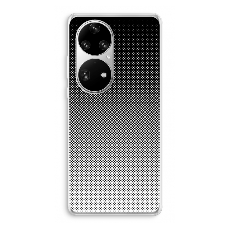 Musketon Halftone: Huawei P50 Pro Transparant Hoesje
