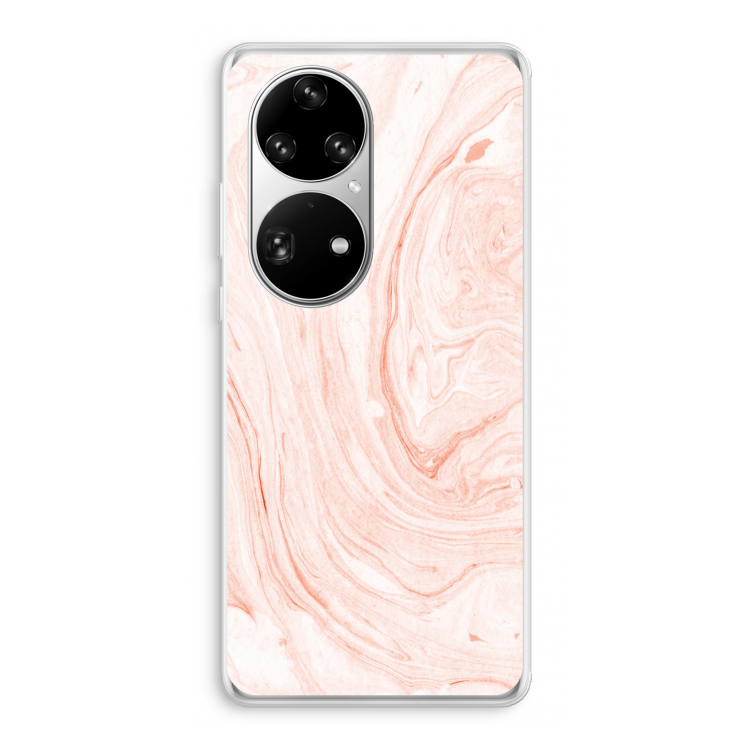 Peach bath: Huawei P50 Pro Transparant Hoesje