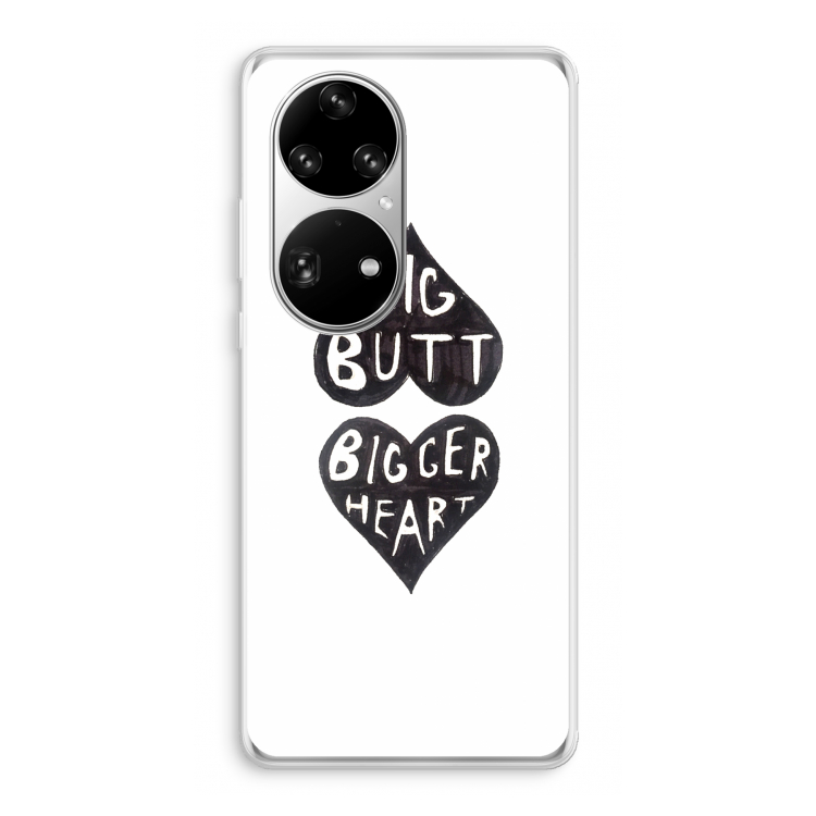 Big butt bigger heart: Huawei P50 Pro Transparant Hoesje