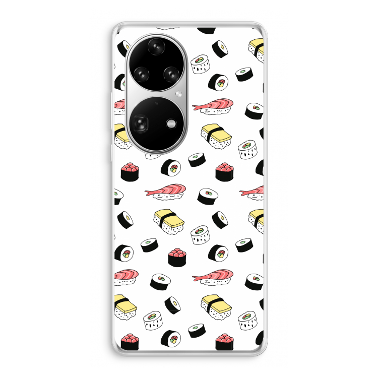 Sushi time: Huawei P50 Pro Transparant Hoesje