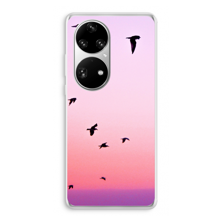 Fly away: Huawei P50 Pro Transparant Hoesje