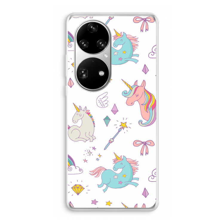 Fantasiewereld: Huawei P50 Pro Transparant Hoesje