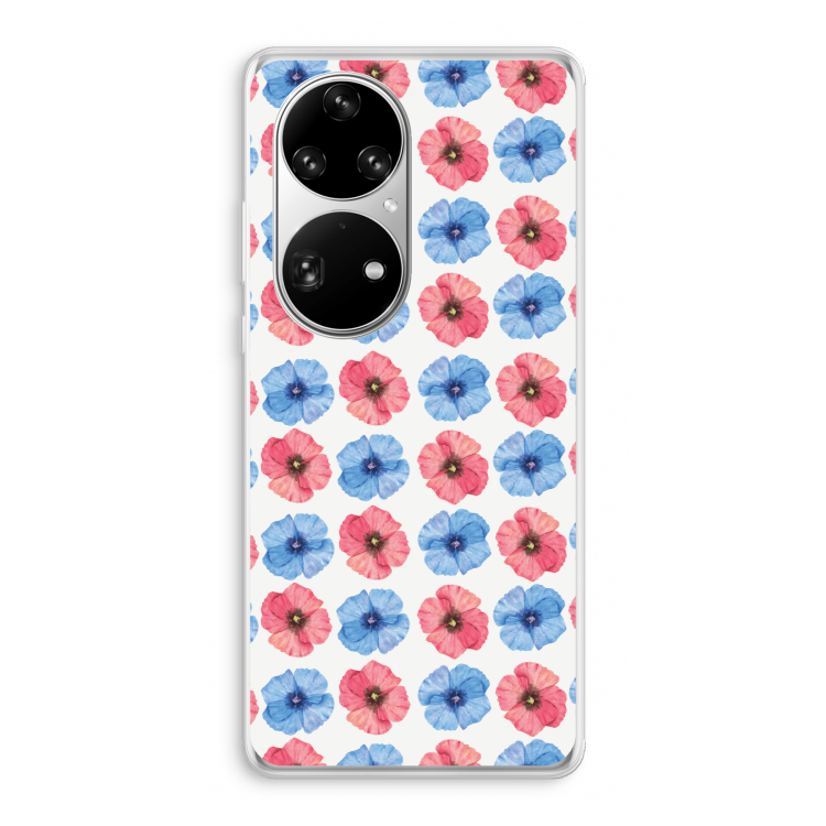 Klaproosjes: Huawei P50 Pro Transparant Hoesje