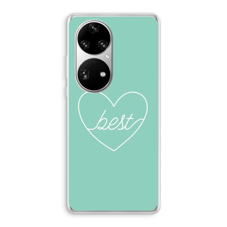 Best heart pastel: Huawei P50 Pro Transparant Hoesje