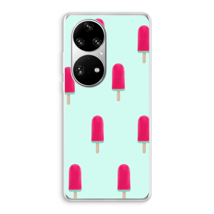 Waterijsje: Huawei P50 Pro Transparant Hoesje