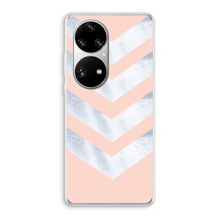 Marmeren pijlen: Huawei P50 Pro Transparant Hoesje