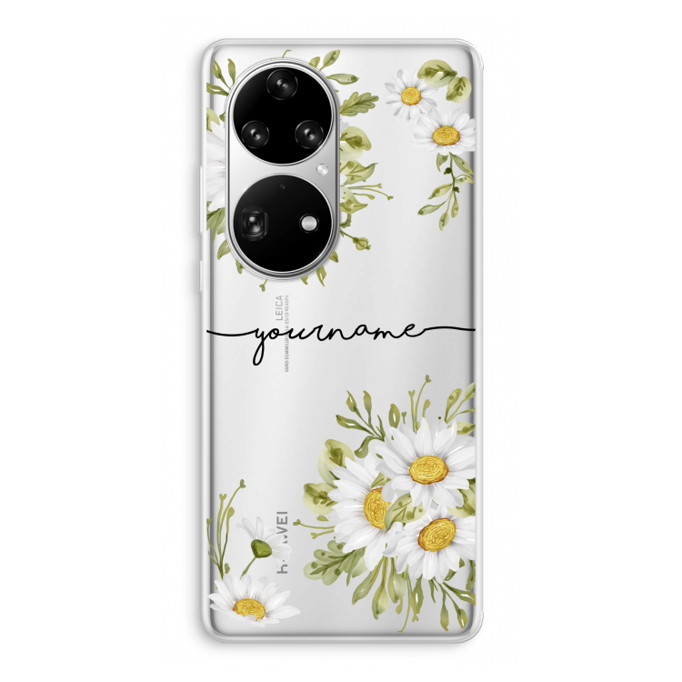 Daisies: Huawei P50 Pro Transparant Hoesje