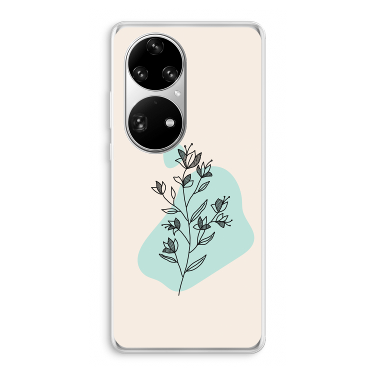 Violets are blue: Huawei P50 Pro Transparant Hoesje