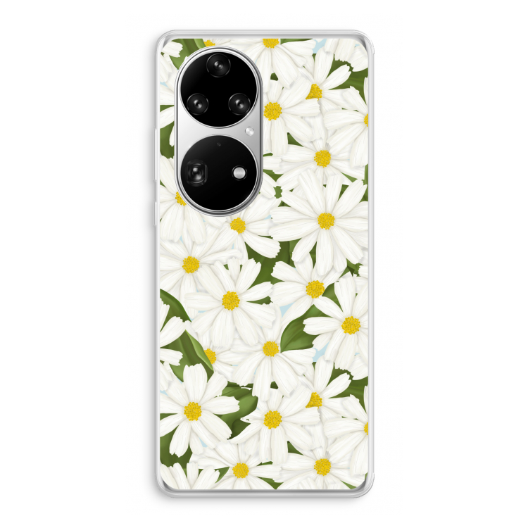 Summer Daisies: Huawei P50 Pro Transparant Hoesje