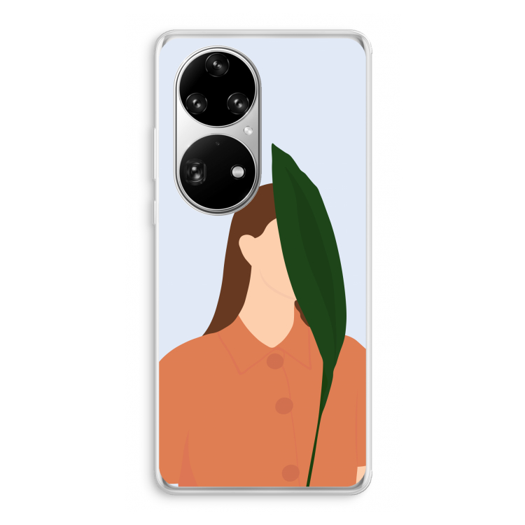Leaf: Huawei P50 Pro Transparant Hoesje