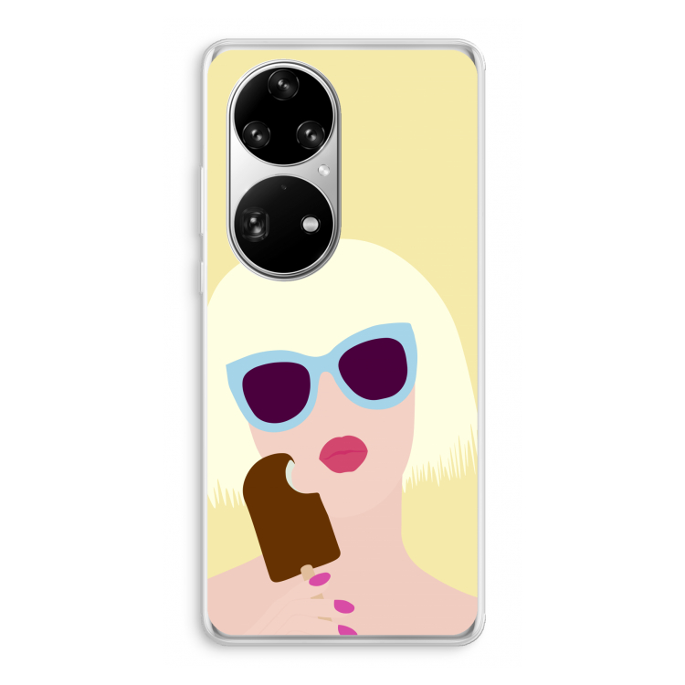 Ice cream: Huawei P50 Pro Transparant Hoesje