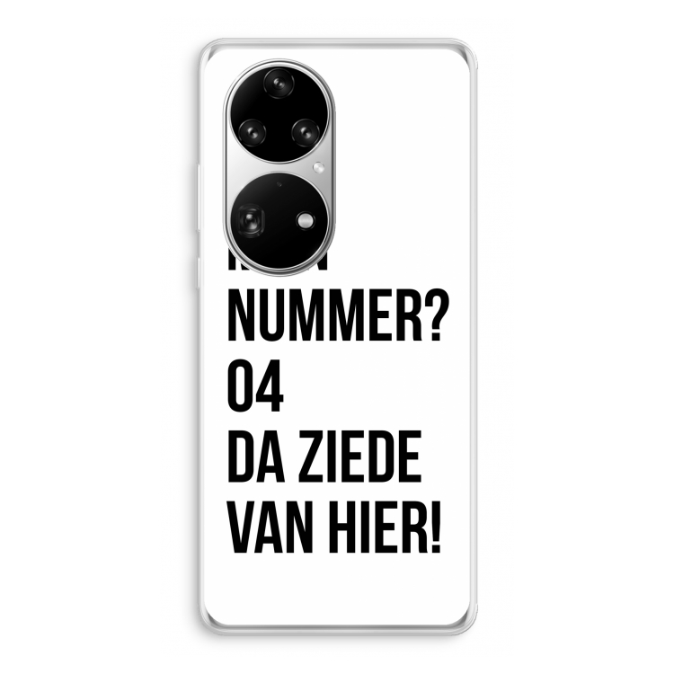 Da ziede van hier: Huawei P50 Pro Transparant Hoesje