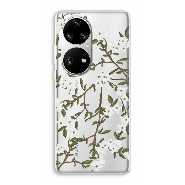 Blossoming spring: Huawei P50 Pro Transparant Hoesje