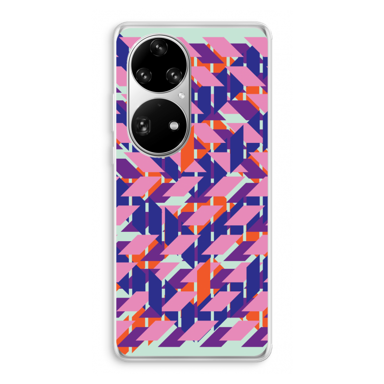 Skew Blush 3: Huawei P50 Pro Transparant Hoesje