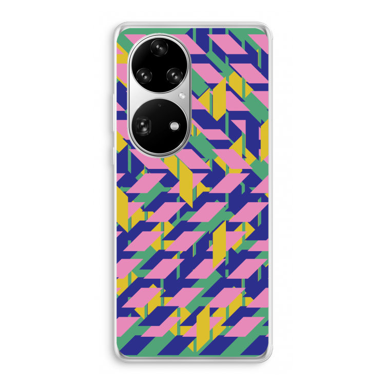 Skew Blush 1: Huawei P50 Pro Transparant Hoesje