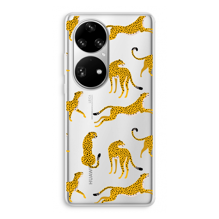 Luipaard: Huawei P50 Pro Transparant Hoesje