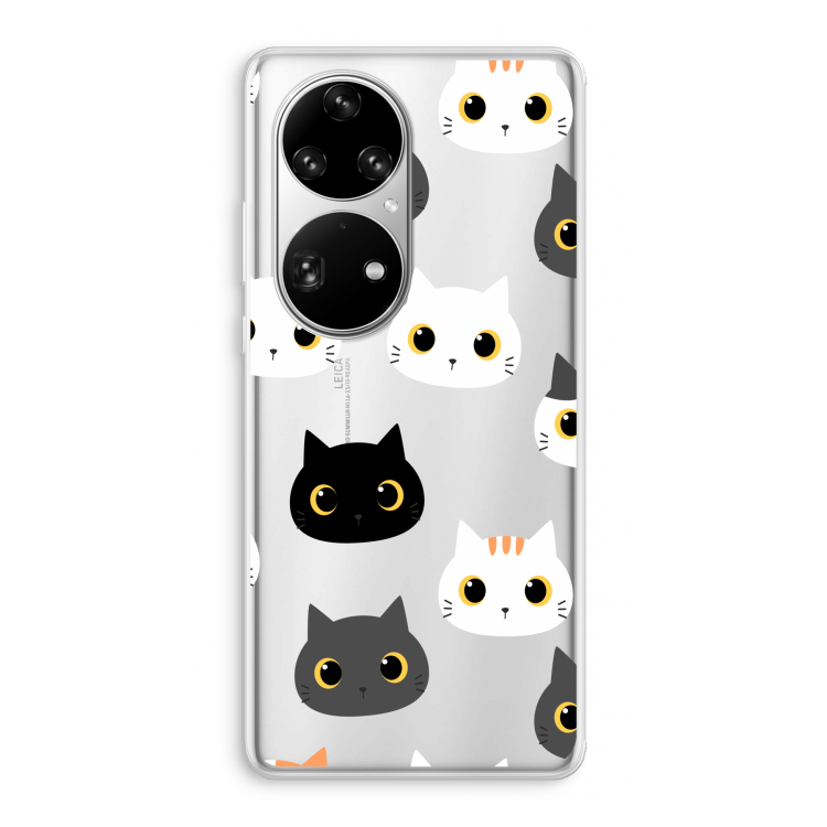 Katten: Huawei P50 Pro Transparant Hoesje