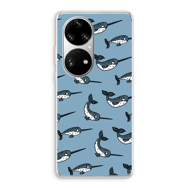 Narwhal: Huawei P50 Pro Transparant Hoesje