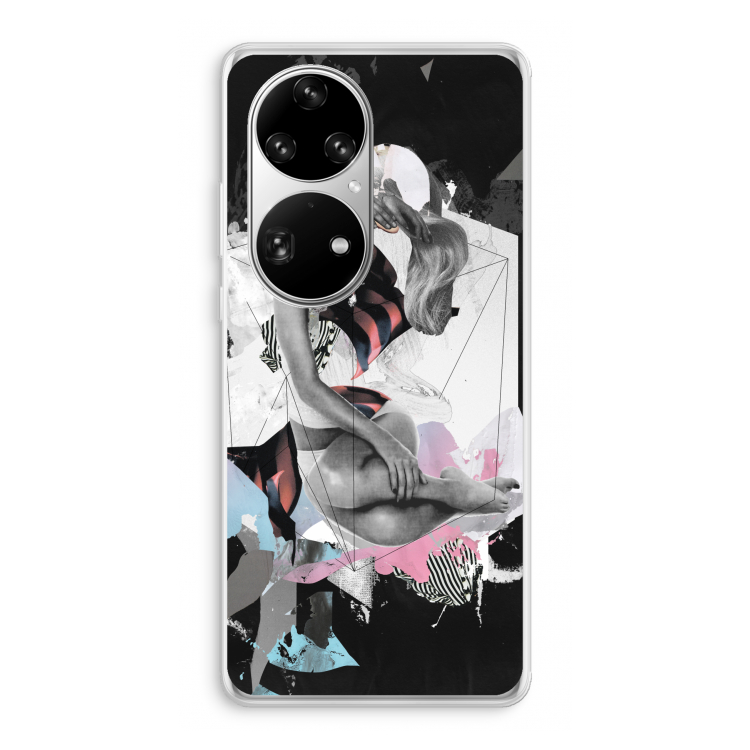 Camouflage de sommeil: Huawei P50 Pro Transparant Hoesje