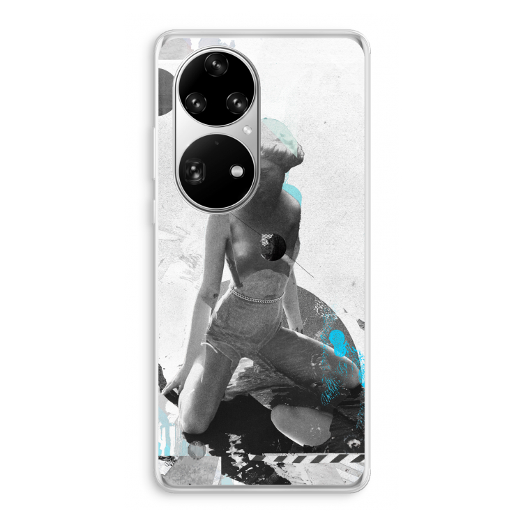 I will not feel a thing: Huawei P50 Pro Transparant Hoesje