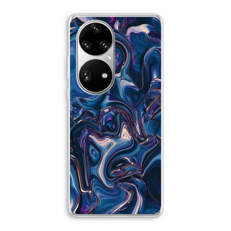 Mirrored Mirage: Huawei P50 Pro Transparant Hoesje