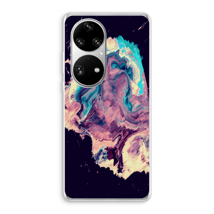Cosmic Silence: Huawei P50 Pro Transparant Hoesje