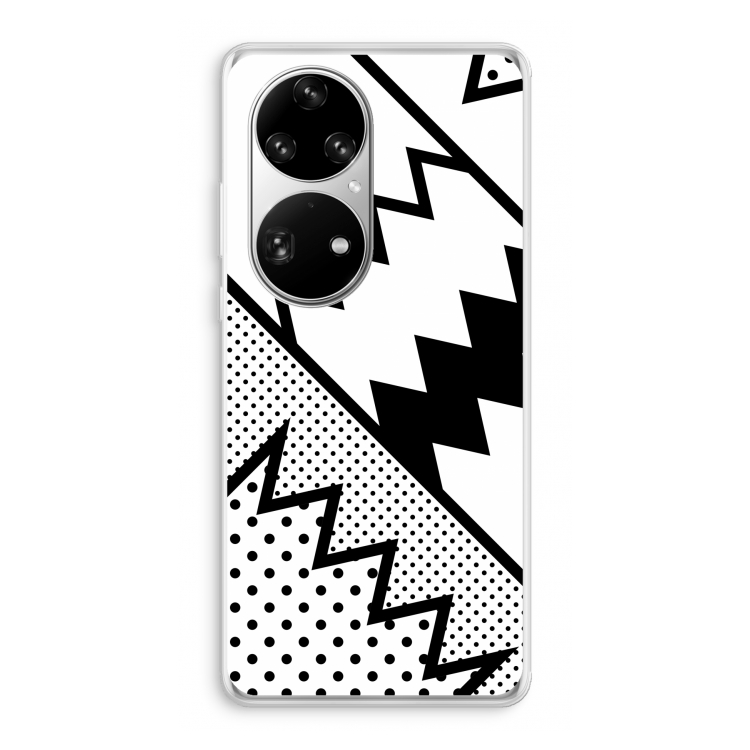 Pop Art #5: Huawei P50 Pro Transparant Hoesje