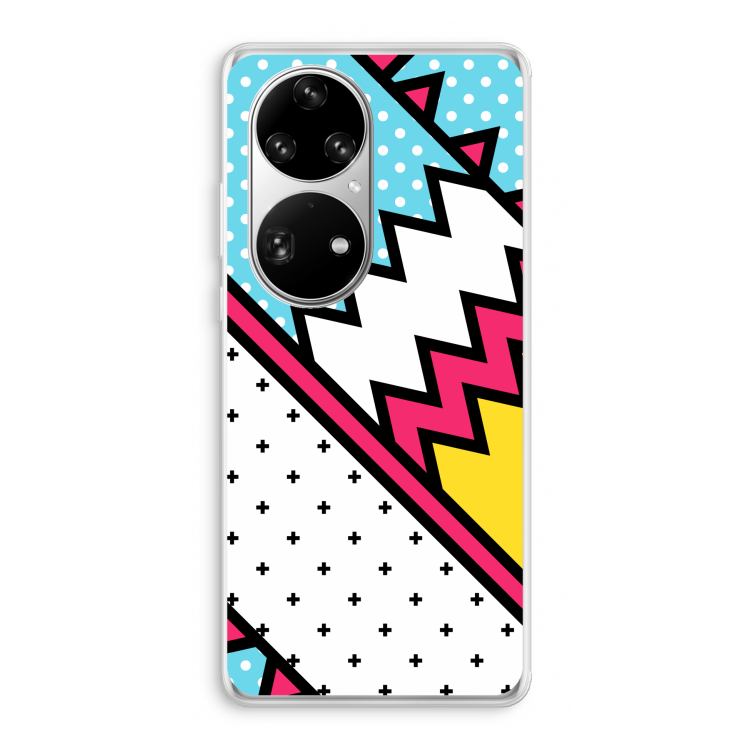 Pop Art #2: Huawei P50 Pro Transparant Hoesje
