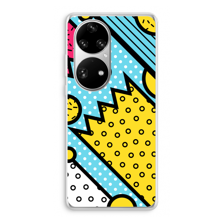 Pop Art #1: Huawei P50 Pro Transparant Hoesje