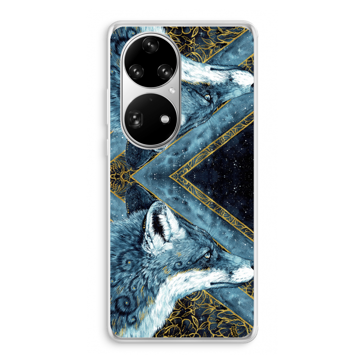 Golden Fox: Huawei P50 Pro Transparant Hoesje