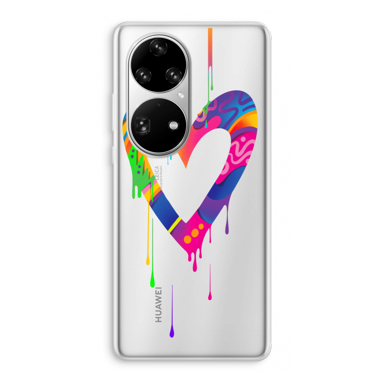 Melts My Heart: Huawei P50 Pro Transparant Hoesje