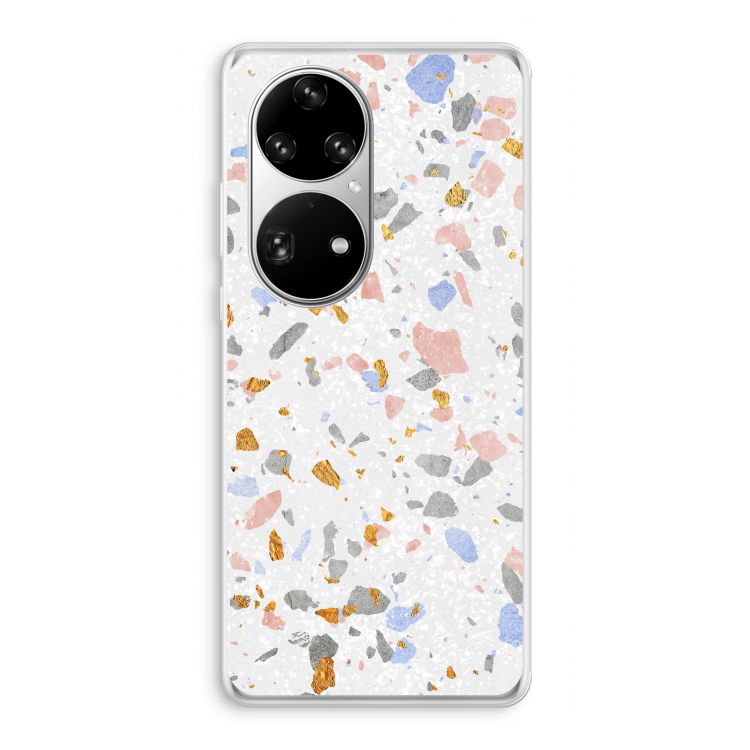 Terrazzo N°8: Huawei P50 Pro Transparant Hoesje