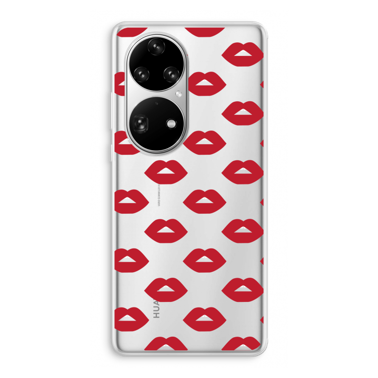 Lips: Huawei P50 Pro Transparant Hoesje