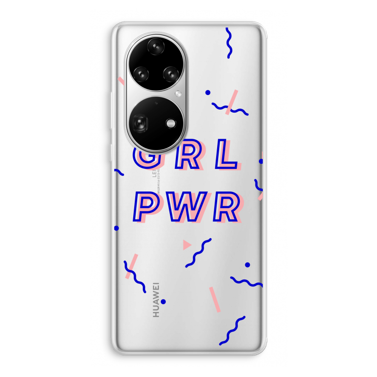 GRL PWR: Huawei P50 Pro Transparant Hoesje
