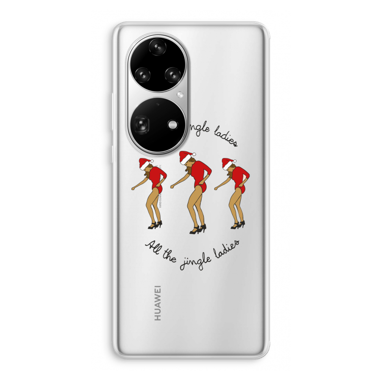 Jingle Ladies: Huawei P50 Pro Transparant Hoesje