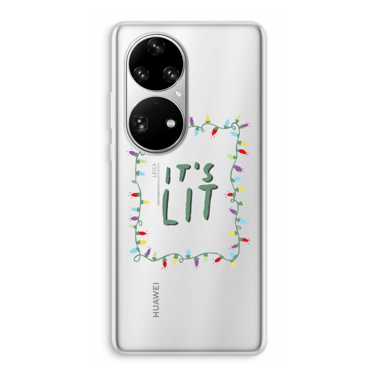It's Lit: Huawei P50 Pro Transparant Hoesje