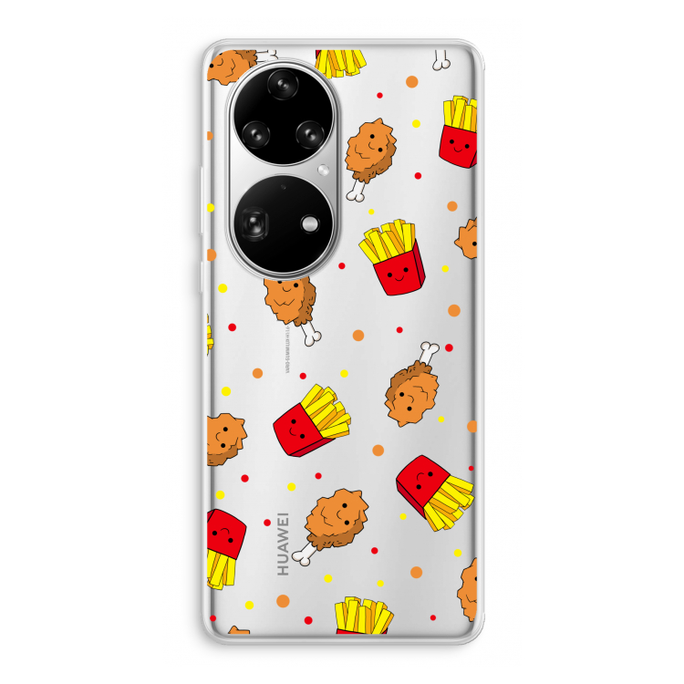 Chicken 'n Fries: Huawei P50 Pro Transparant Hoesje