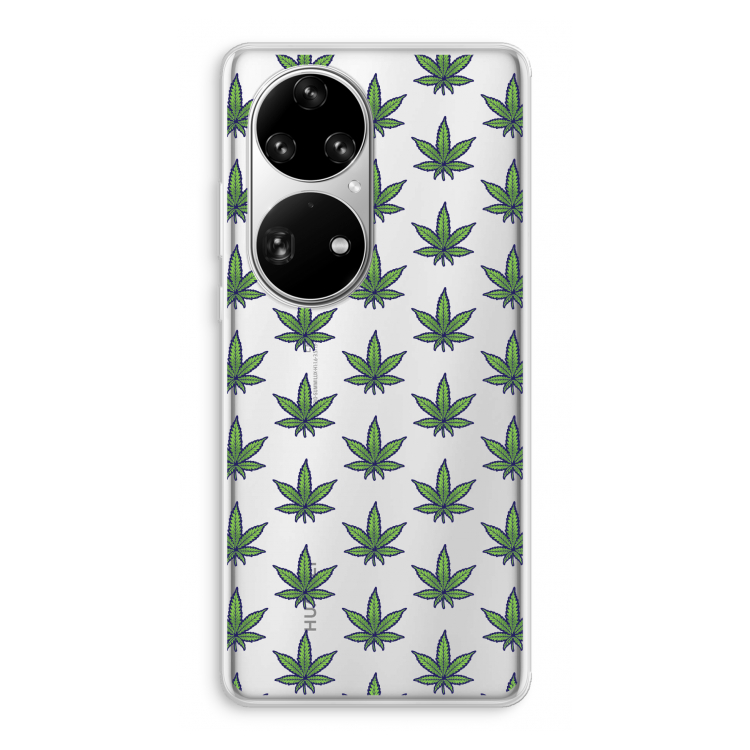 Weed: Huawei P50 Pro Transparant Hoesje