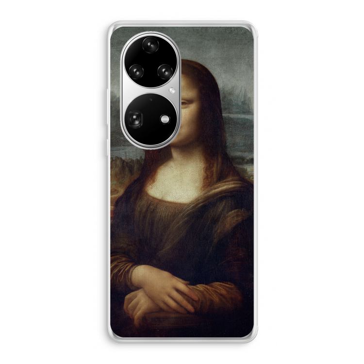Mona Lisa: Huawei P50 Pro Transparant Hoesje