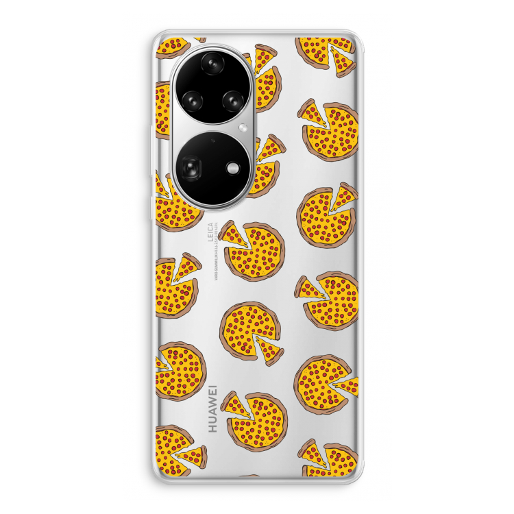 You Had Me At Pizza: Huawei P50 Pro Transparant Hoesje