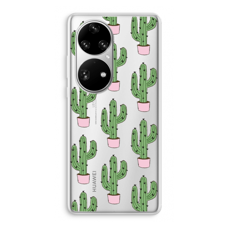 Cactus Lover: Huawei P50 Pro Transparant Hoesje