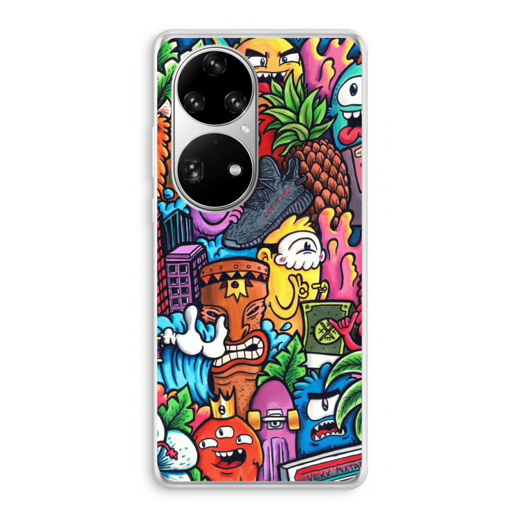 Vexx Mixtape: Huawei P50 Pro Transparant Hoesje