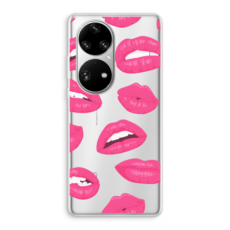 Bite my lip: Huawei P50 Pro Transparant Hoesje