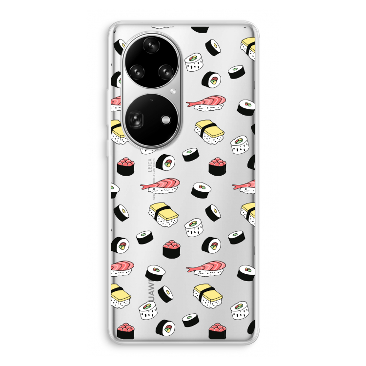 Sushi time: Huawei P50 Pro Transparant Hoesje