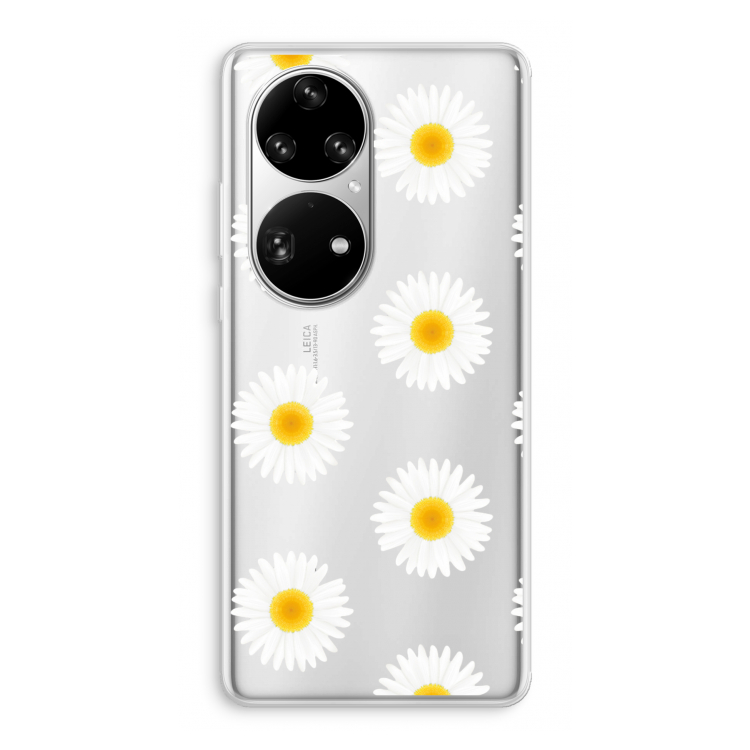 Margrietjes: Huawei P50 Pro Transparant Hoesje