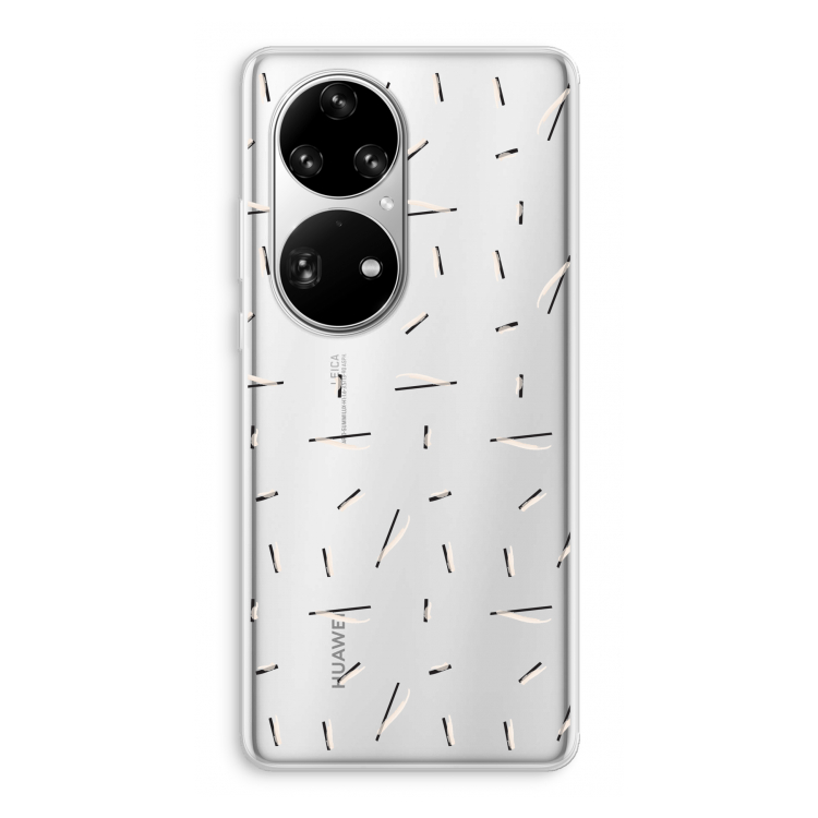 Hipster stripes: Huawei P50 Pro Transparant Hoesje